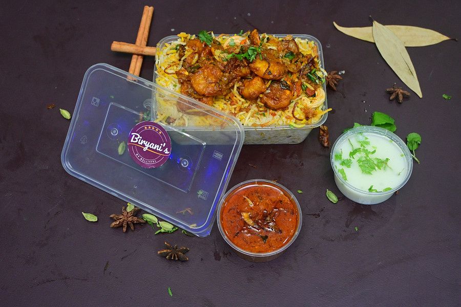 Prawns Biryani (Serves 1)