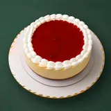 New York Style Strawberry Cheesecake