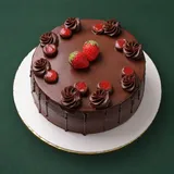 Strawberry Noir Gateau