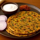 Aloo Paratha + Dahi