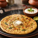 Muli Paratha + Dahi