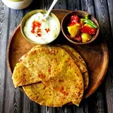 Gobi Paratha + Dahi