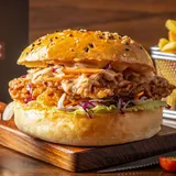 Bhut Fried Chicken Burger