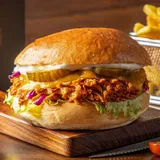 BBQ Pulled Chicken Burger