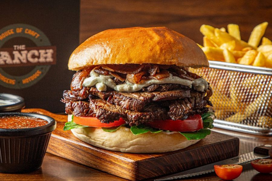 The Ranch Buff Steak Burger