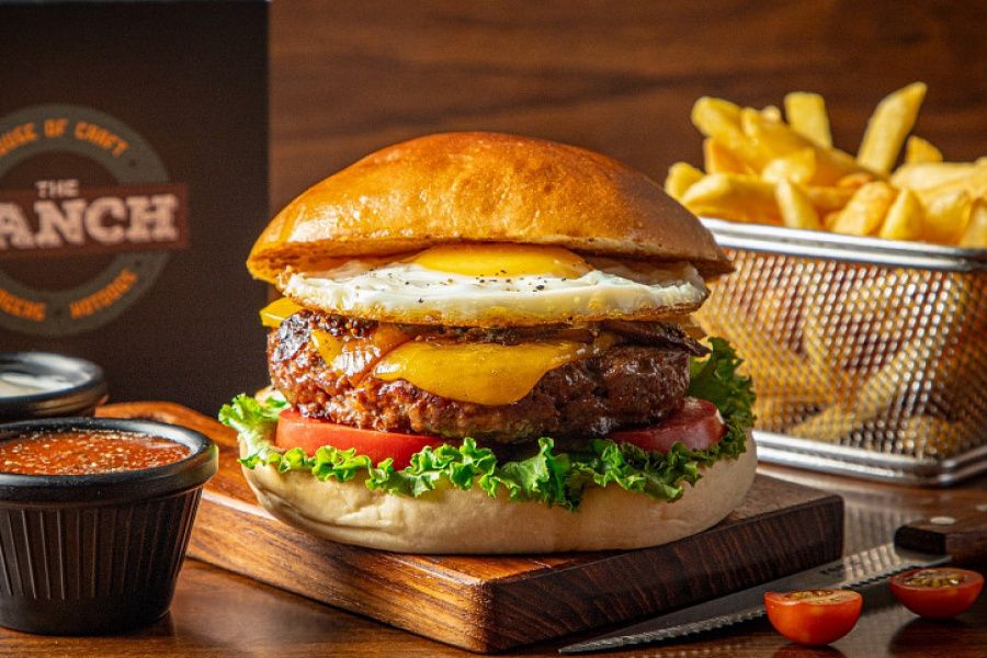 Buff Bourbon Egg Burger