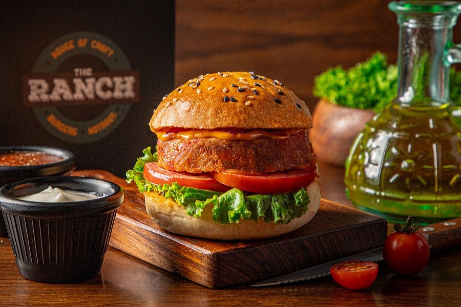 Peri Peri Sweet Potato Burger