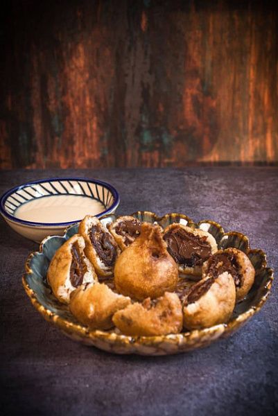 Nutella Stuffed Date Bombs + Tres Leches Dip