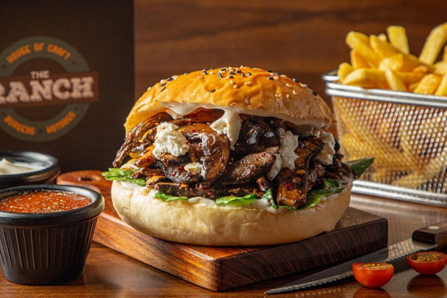 Truffle Mushroom Burger