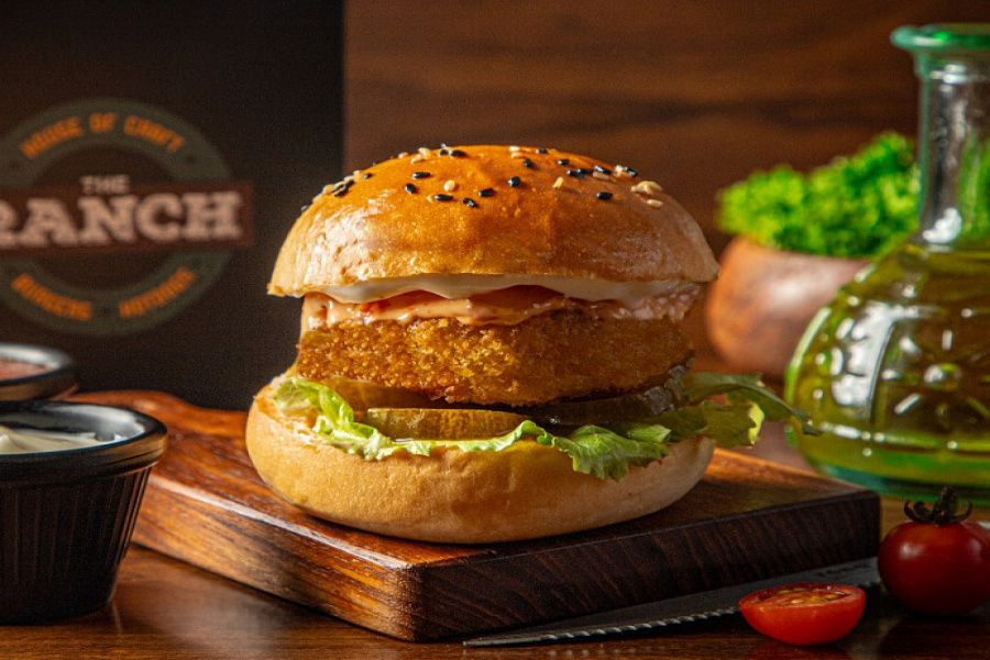 The Bhut Fried Mac Burger