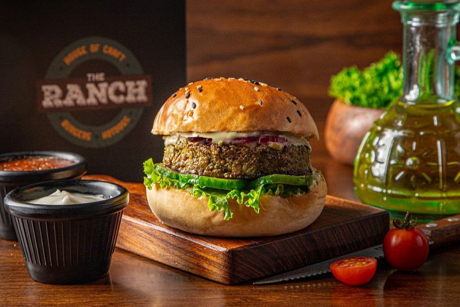 Mushroom Galauti Burger