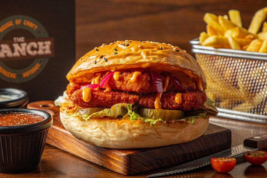 Peri Peri Paneer Burger