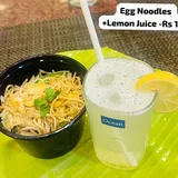 Egg Noodles + Lemon Juice