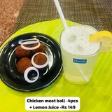 Chicken Meat Ball + Lemon Juice