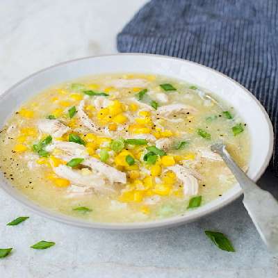 Sweet Corn Chicken Soup