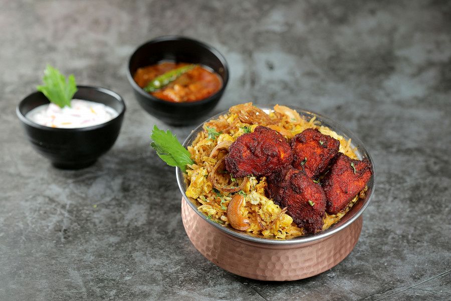 Chicken 65 Boneless Biriyani