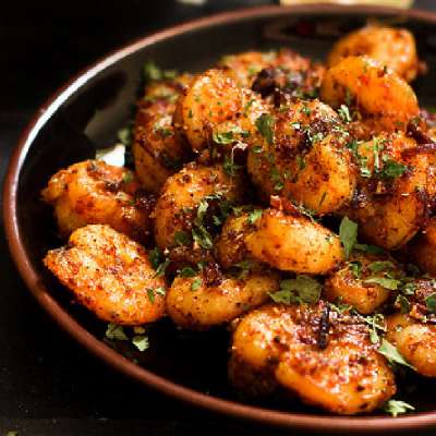 Prawn Pepper Fry