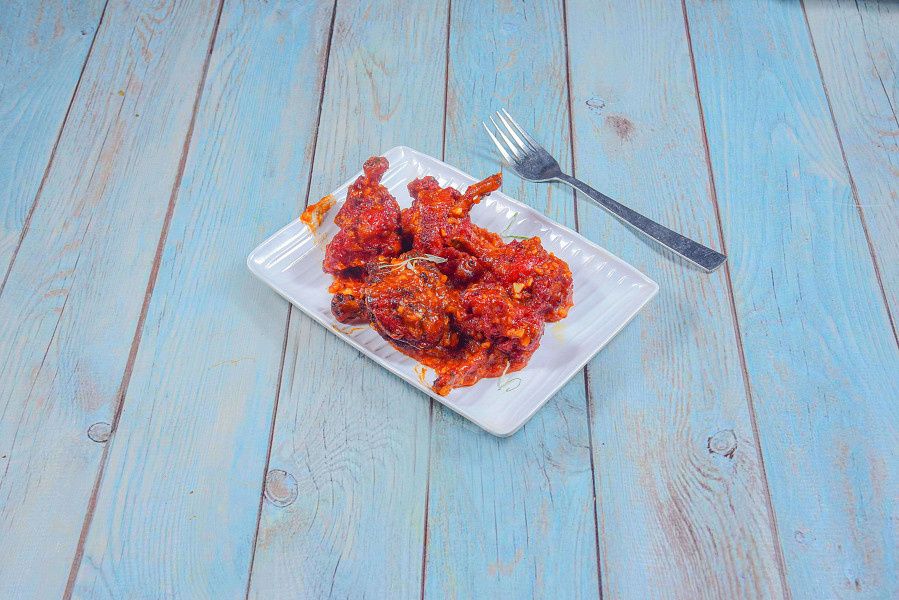 Chicken Lolipop Manchurian Semi Gravy