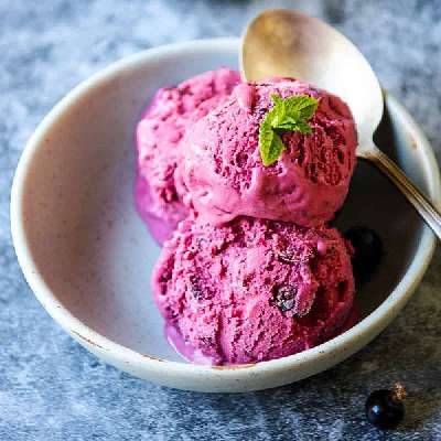 Black Currant Ice Cream