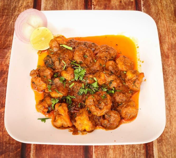 Prawn Manchurian (Semi Gravy)