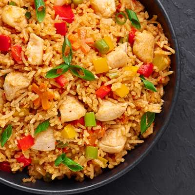 Chicken Schezwan Fried Rice