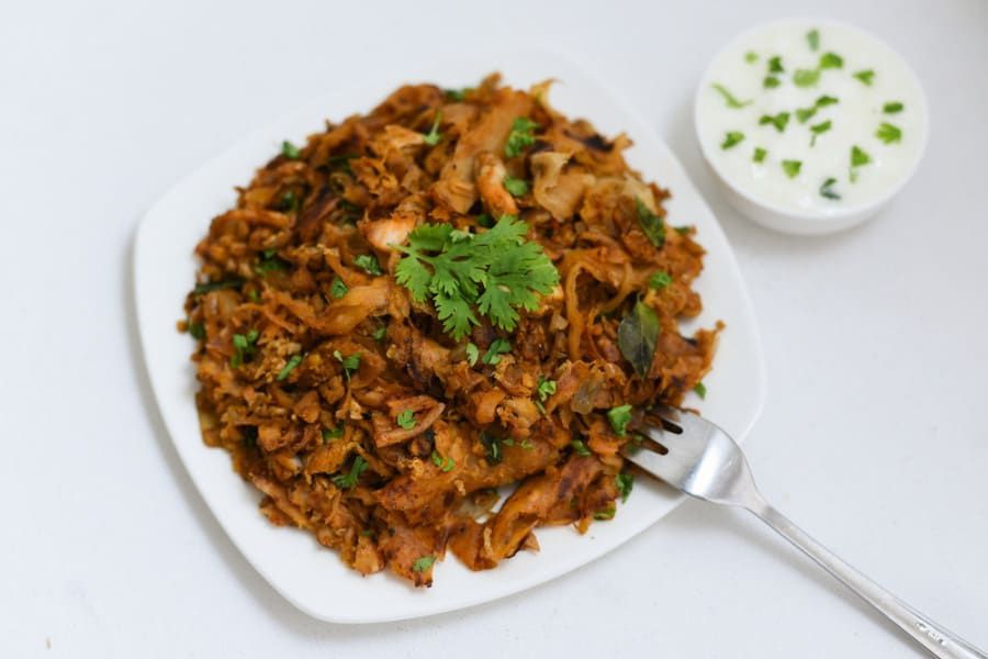 Egg Kothu Paratha