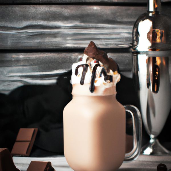 Chocolate Milk Shake With Ice Cream