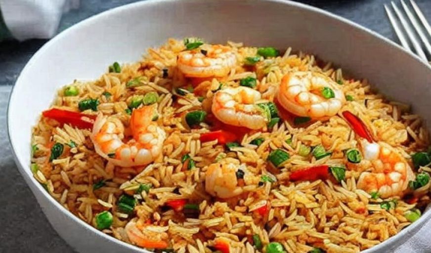 Prawns Schezwan Fried Rice
