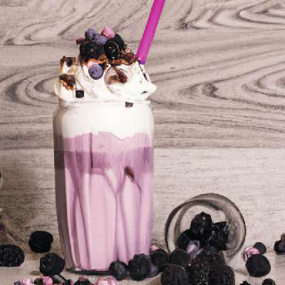 Black Currant Milk Shake