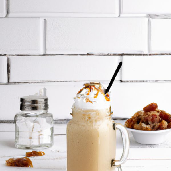 Butterscotch Milk Shake With Ice Cream