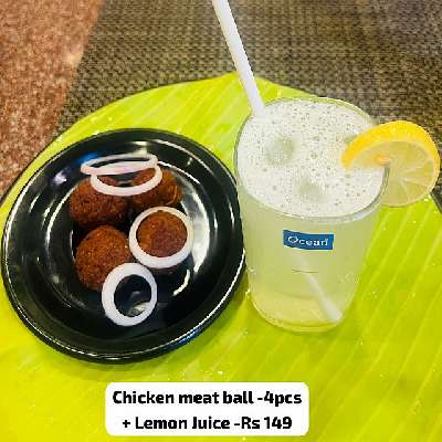 Chicken Meat Ball + Lemon Juice