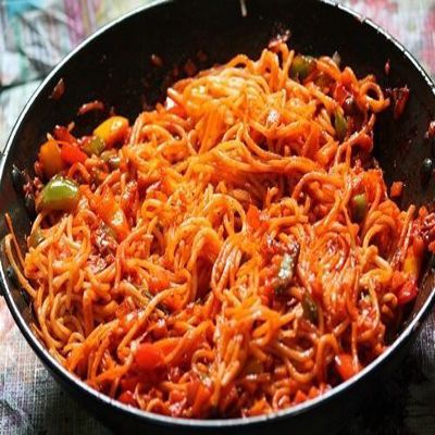 Mutton Schezwan Noodles