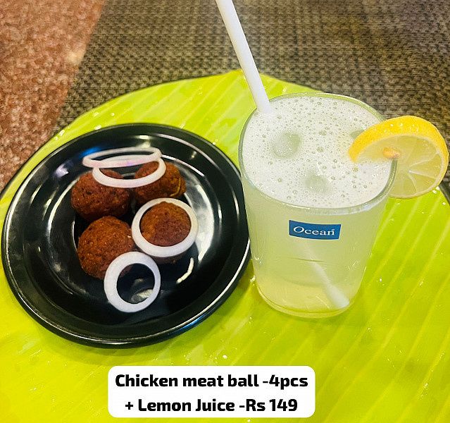 Chicken Meat Ball + Lemon Juice