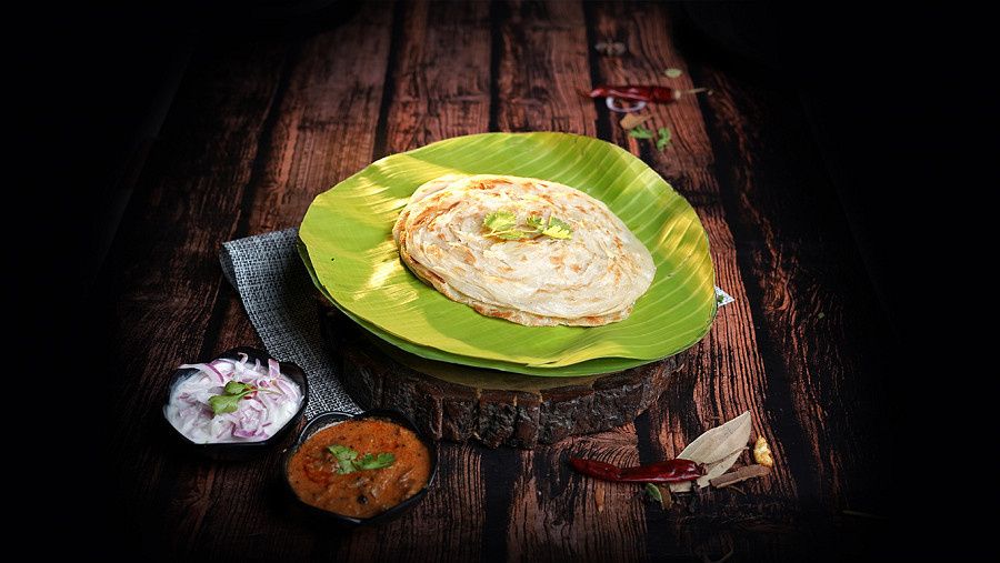 1 Set Parotta With Chicken Chettinad (Combo)