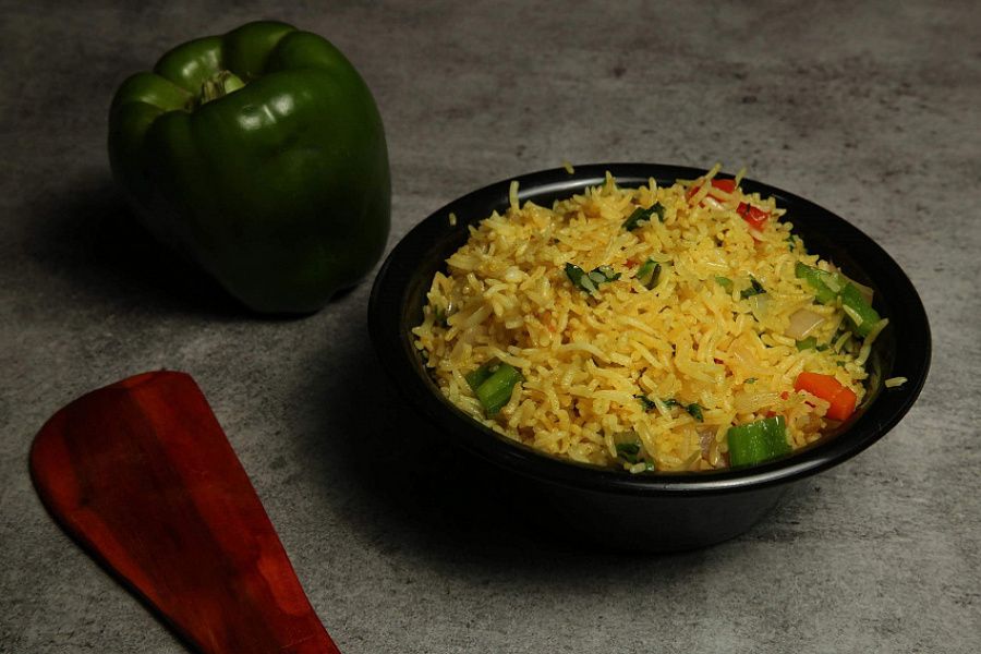 Mushroom Schezwan Fried Rice