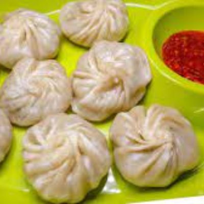 Chicken Cheese Steam Momo (Contains MSG)