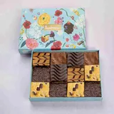 Assorted Eggless Brownies Gift Box [12 Pieces]