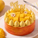 Mothers Day Cake – Fresh Alphonso Mango Cream Cake [540g]