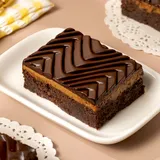 Eggless Millionaire Brownie [1 Piece]