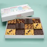Assorted Eggless Brownies Box [12 Pieces]