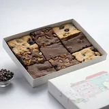 Assorted Eggless Brownies Box [9 Pieces]