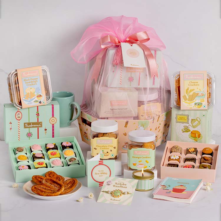 Raksha Bandhan Indulgence Gift Hamper Basket