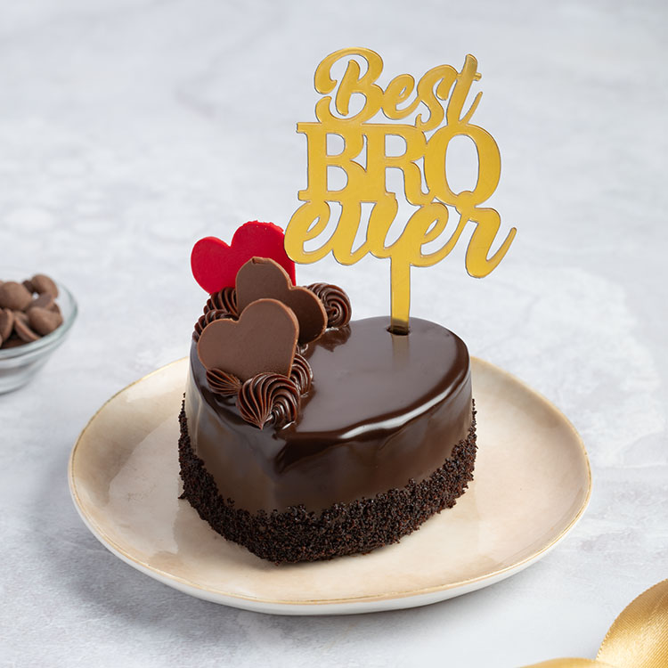 Best Bro Ever Bento Cake - Chocolate & Strawberry [300g]