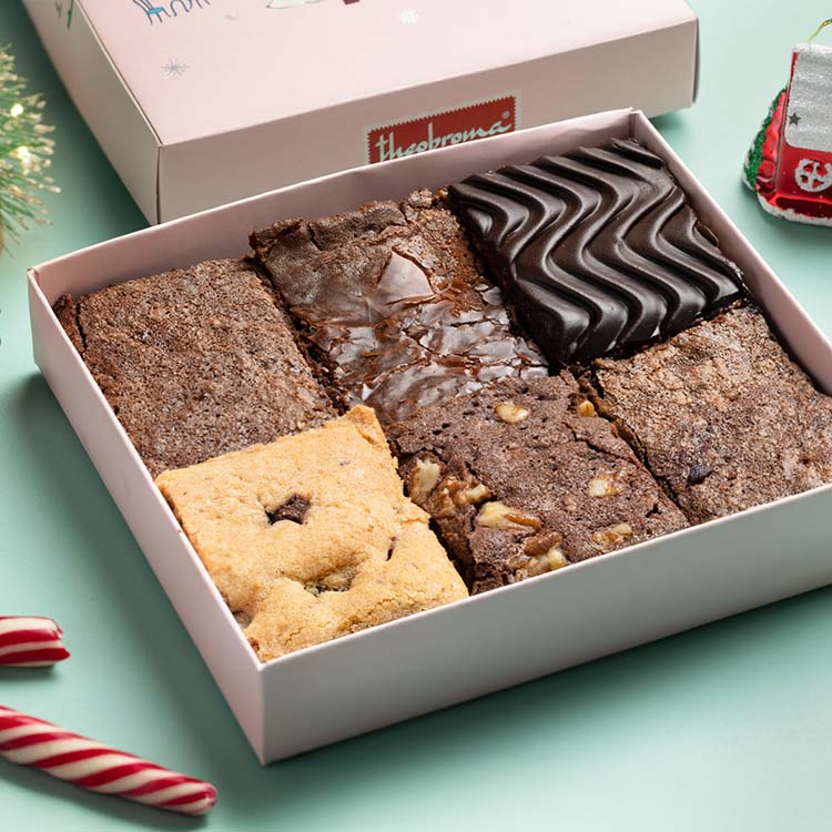 Assorted Brownies Gift Box [6 Pieces]