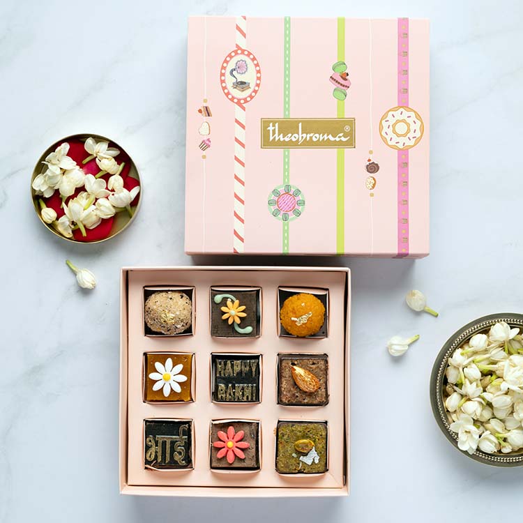 Raksha Bandhan Mithai Confectionery Box [9 Pcs]