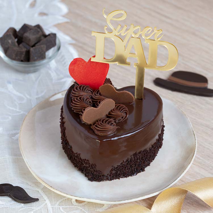 Father's Day Bento Cake - Chocolate & Strawberry [300g]