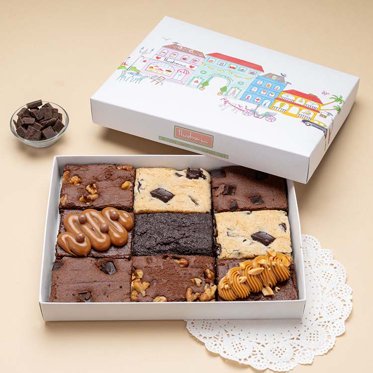 Eggless Brownies Box [9 Pcs]