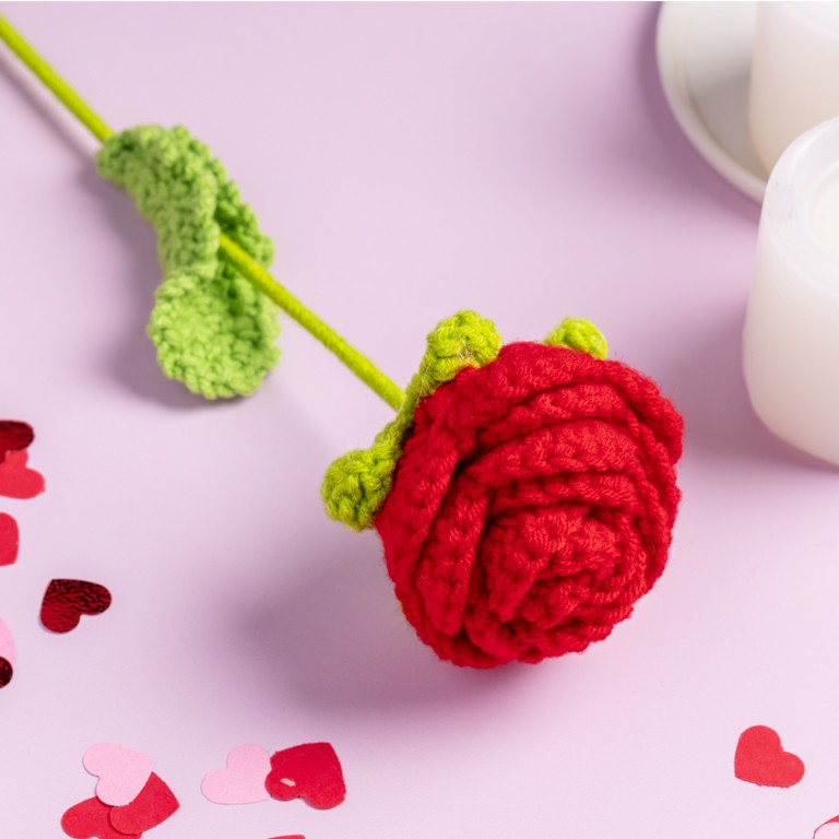 Crochet Rose [1 Piece]
