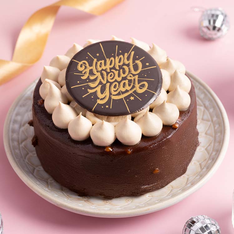 New Year Cake - Choco Butterscotch Cake [560g]