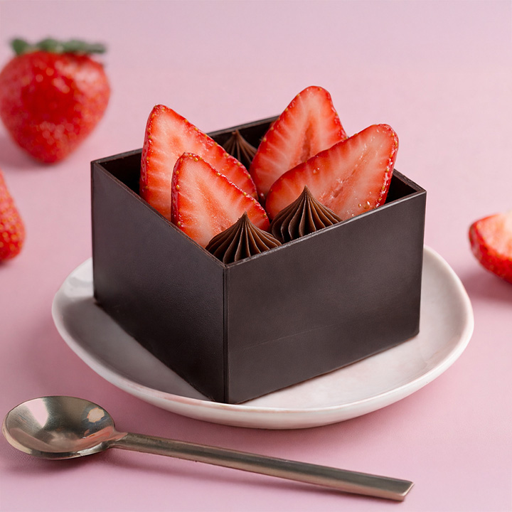 Strawberry & Chocolate Mousse Pastry [1 Piece]